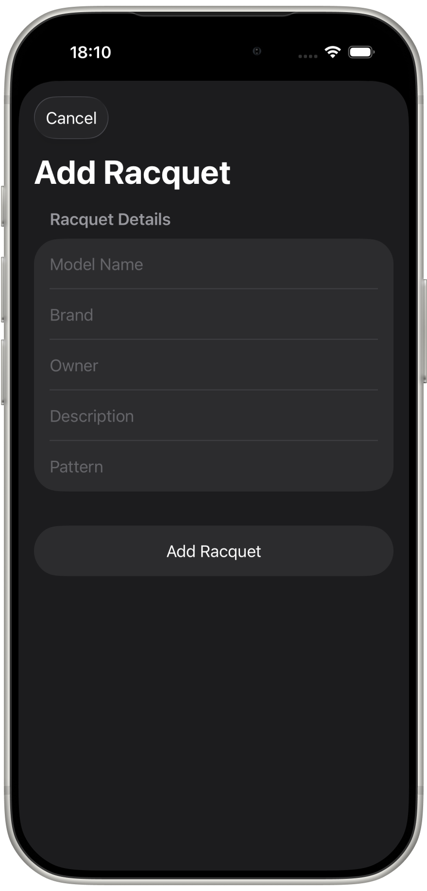 MyStrings create racquet flow
