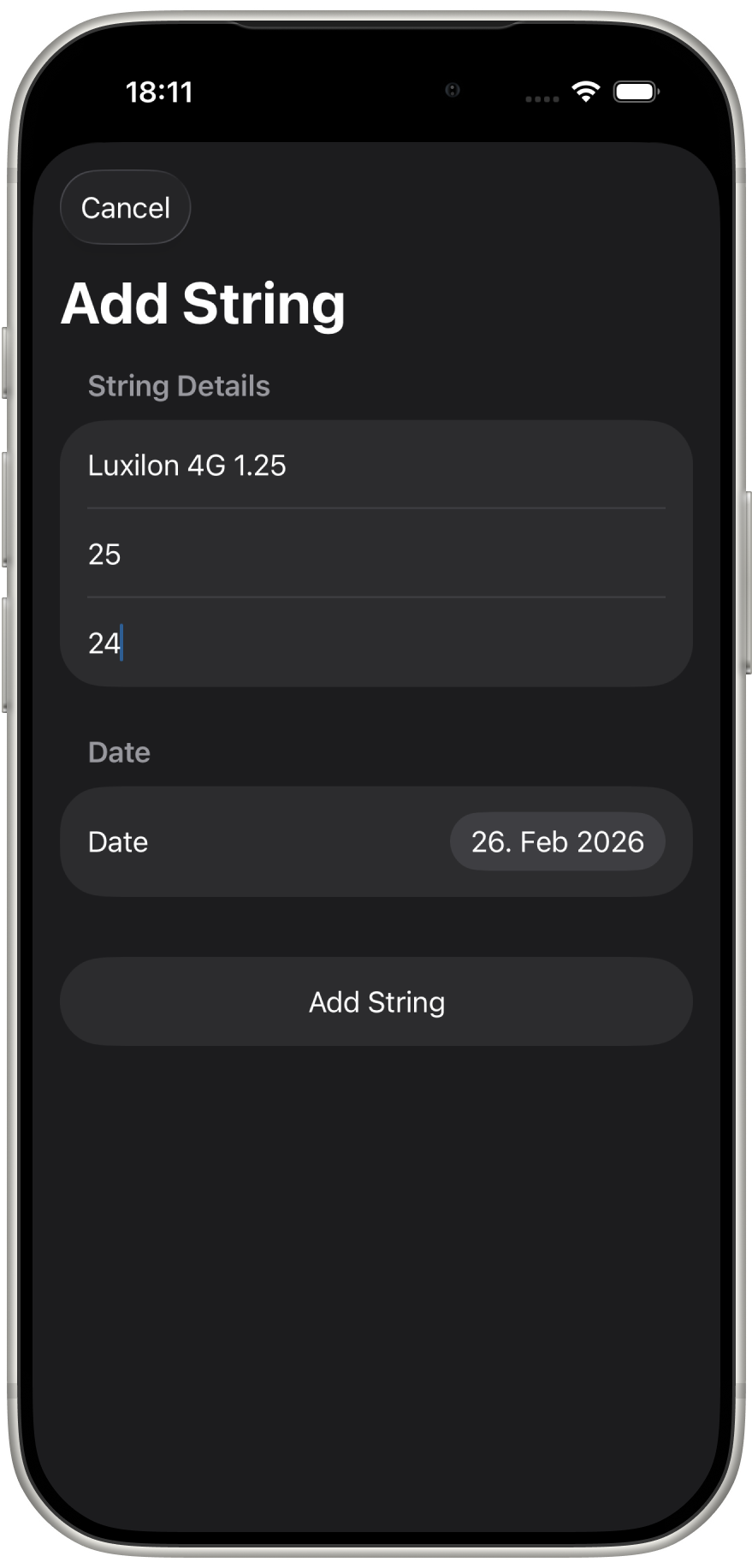 MyStrings create string entry flow